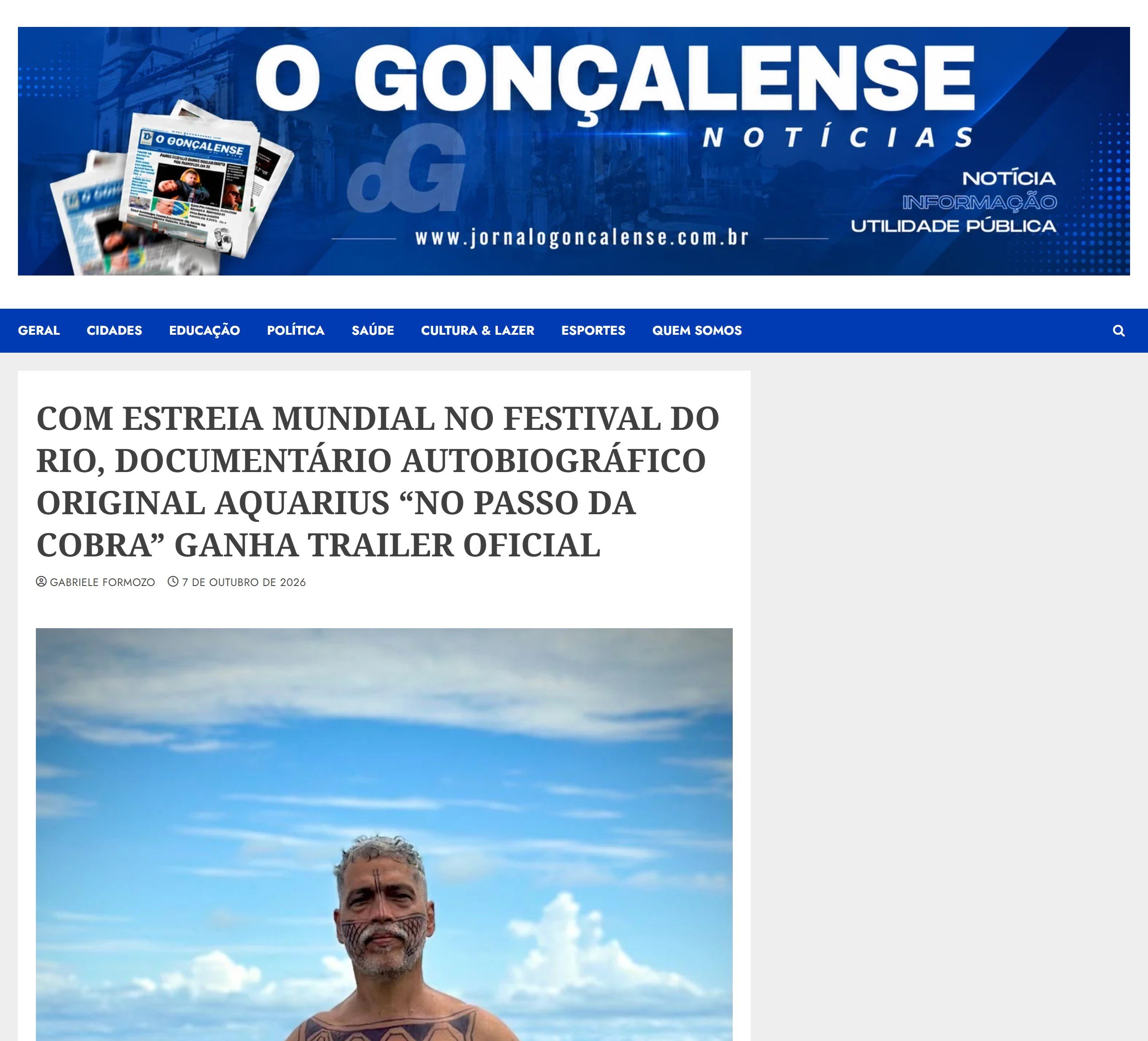 O Gonçalense · Gabriele Formozo · 07.10.2026
