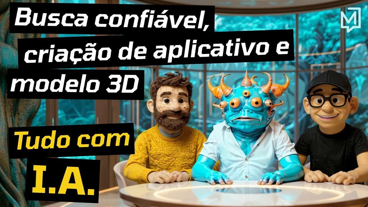 Busca confiável, criação de aplicativo e modelo 3D