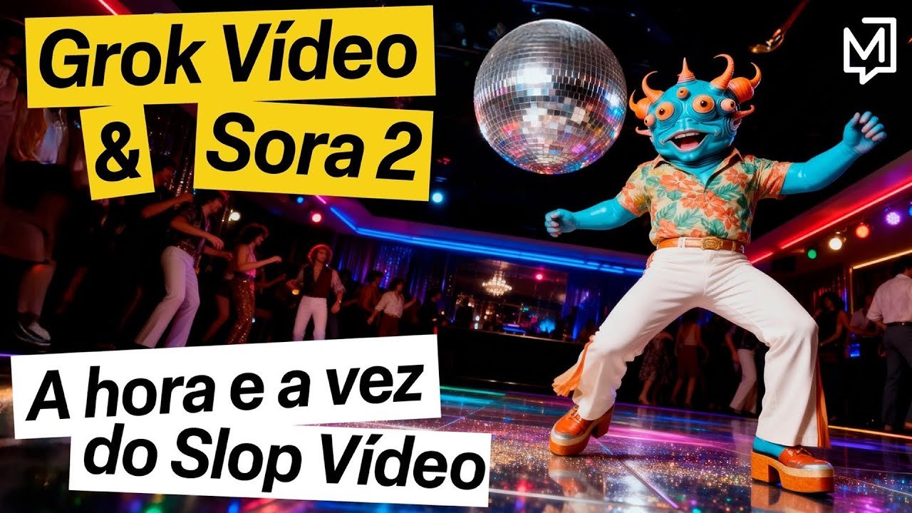 Grok Vídeo e Sora 2. A hora e a vez do Slop Vídeo